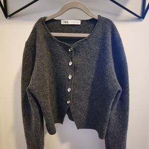 Zara Women's Charcoal Cardigan